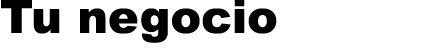 Tu negocio