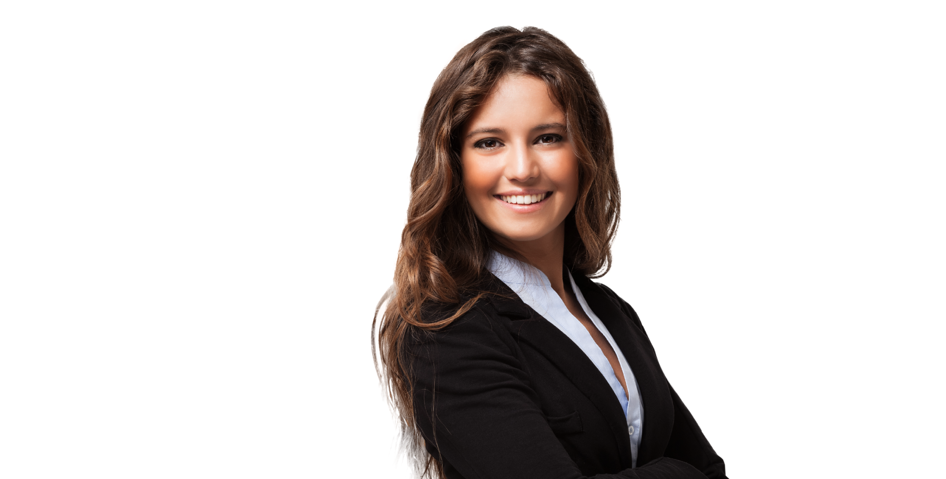 Portrait of a young smiling woman