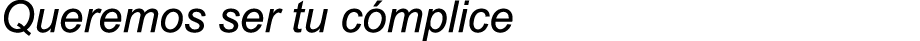 Queremos ser tu c mplice
